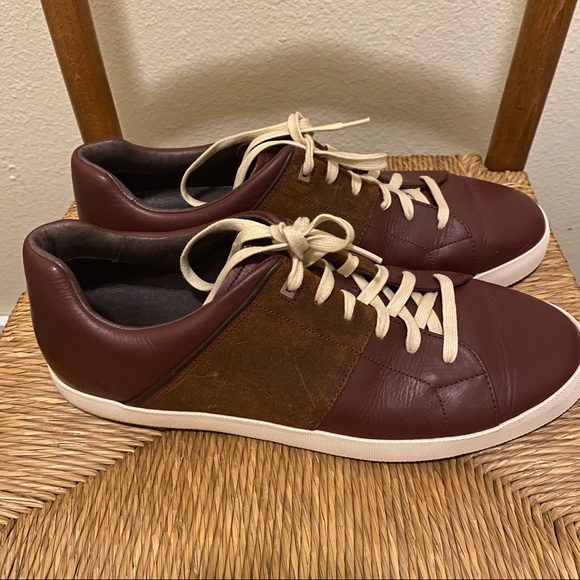 Tsubo Aratas Men leather sneakers size 11.5 - Picture 1 of 8